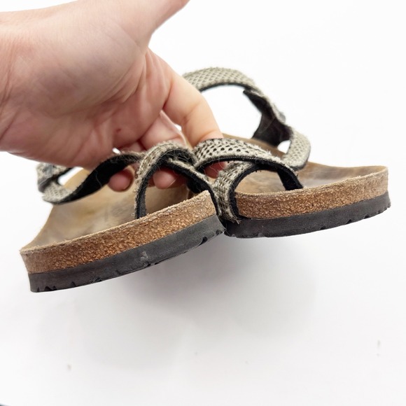 Birki's Birkenstock Lennox Mesh Trekking Stone Textile Sandals EU 38 US 7 - Picture 5 of 10